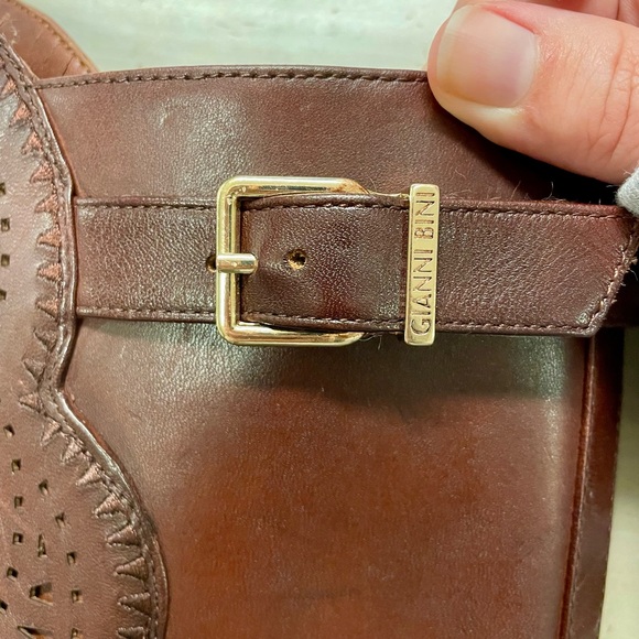 Gianni Bini Riding Boots Leather Brown Womens Size 6 - Picture 15 of 16